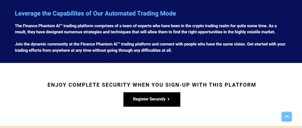 Finance Phantom AI automated trading mode